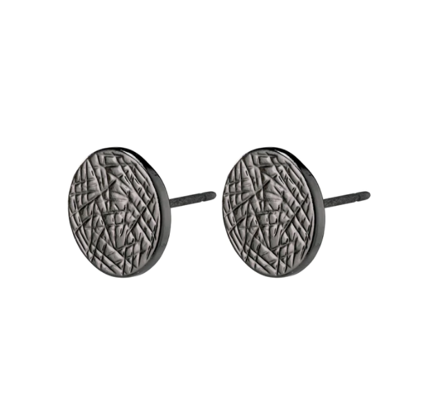 Wynonna Rustic Earrings Hematit