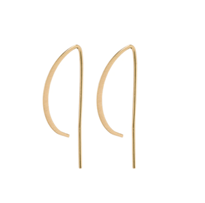 Peony earrings Gold