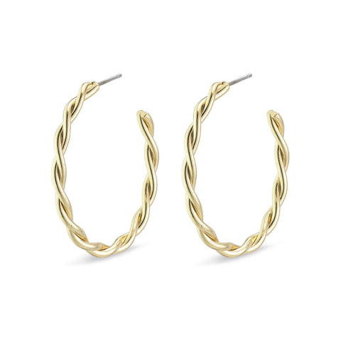 Naja eyrnalokkar Gold, 3,2cm