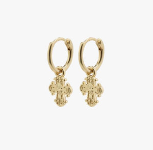 Dagmar gold hoop Errings