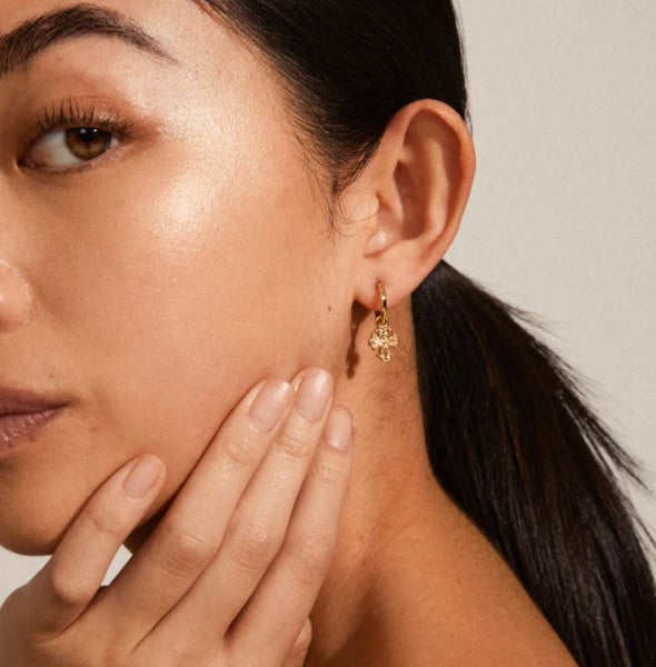 Dagmar gold hoop Errings