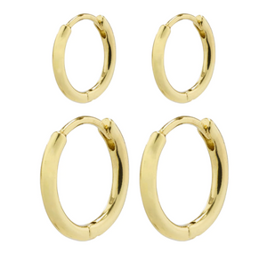 Ariella Huggie Hoop 2/1 gold