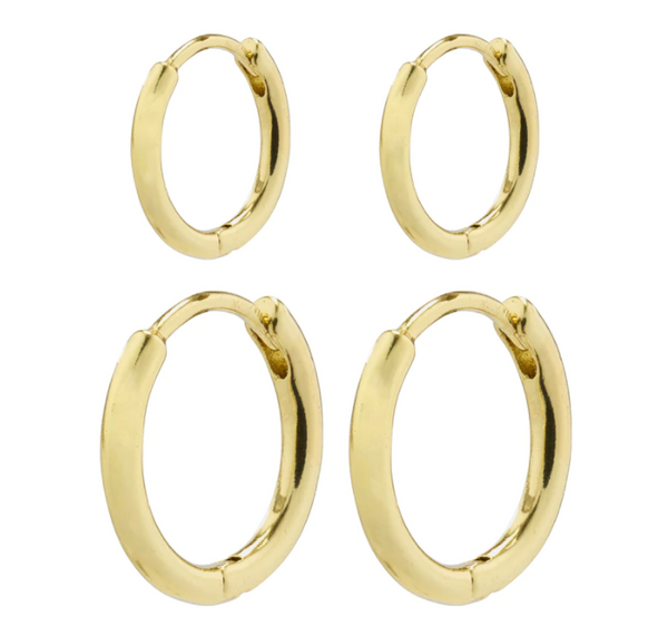 Ariella Huggie Hoop 2/1 gold