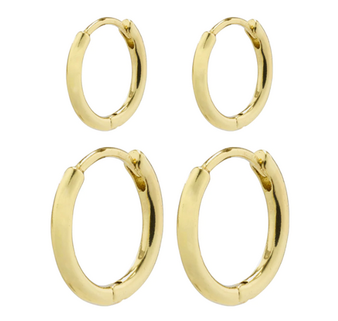 Ariella Huggie Hoop 2/1 gold