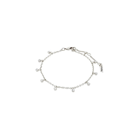 MAJA crystal Armband silfrað