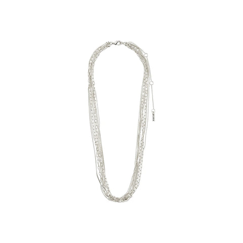 LILY chain Hálsmen silfrað