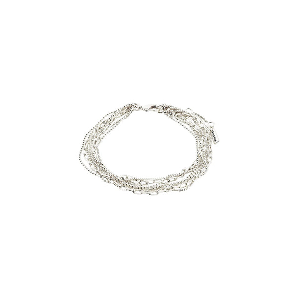 LILY chain Armband silfrað
