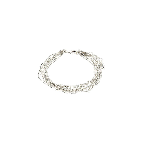 LILY chain Armband silfrað