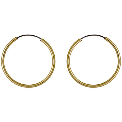 Sanne Small hoops - Gylltir