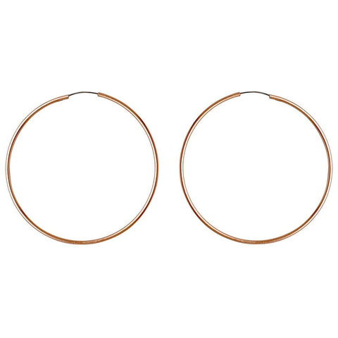 Sanne hoops - Rósagylltir