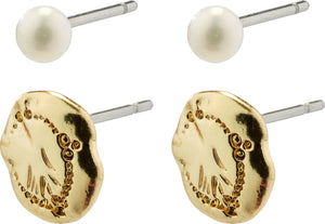 Jola Freshwaterpearl Earrings Gold 2/1