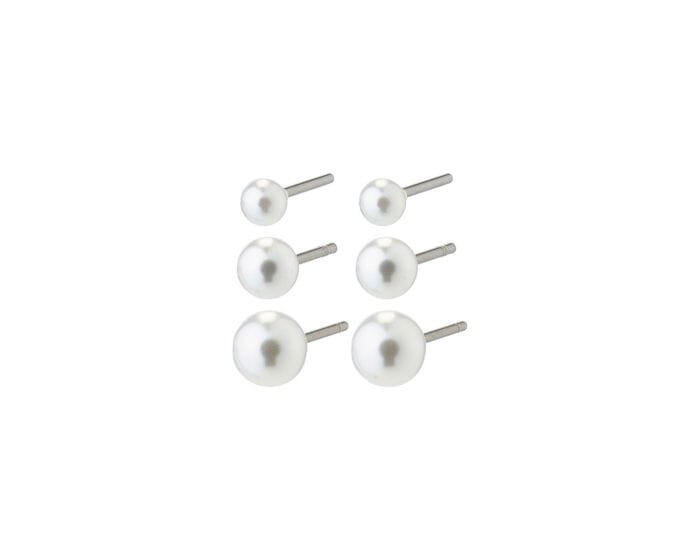 ELISA pearl eyrnalokkar 3-in-1