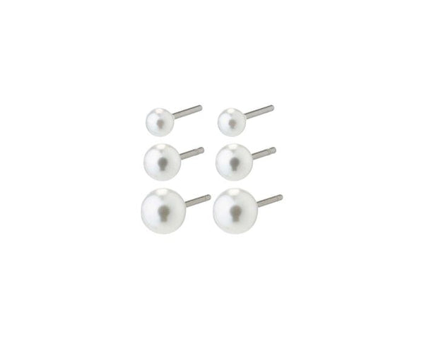 ELISA pearl eyrnalokkar 3-in-1