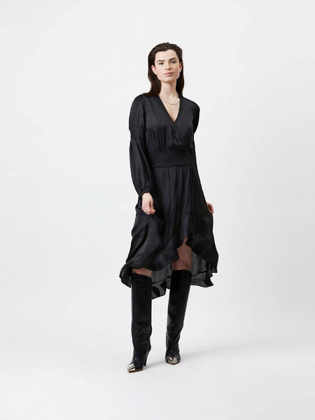Rumba Flirty Midi kjóll-Svartur