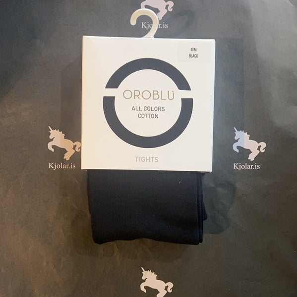 OOV21 ALL COLORS COTTON Tights BLACK
